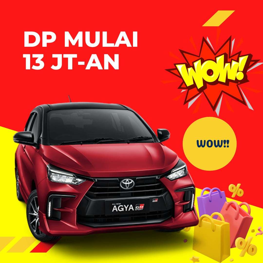 Promo Dealer Toyota Bandung - Harga Agya - Kredit Toyota Agya DP 13 Jutaan